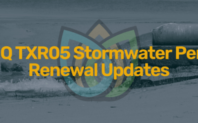 TCEQ TXR05 Stormwater Permit Renewal Updates