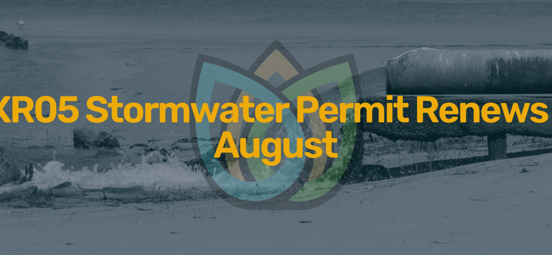 TXR05 Stormwater Permit Renews Soon